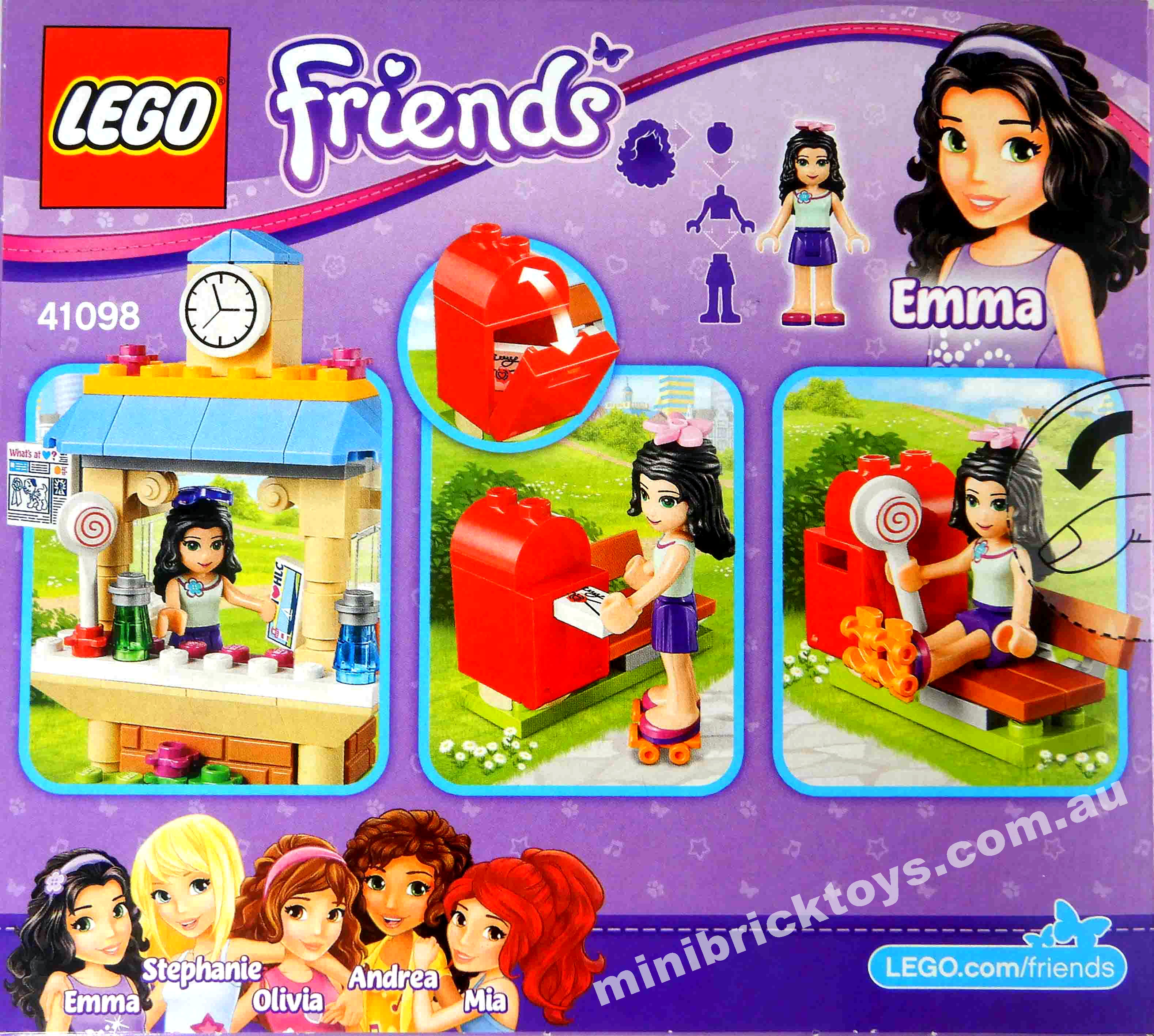 LEGO Friends 41098 Emma's Tourist Kiosk Set