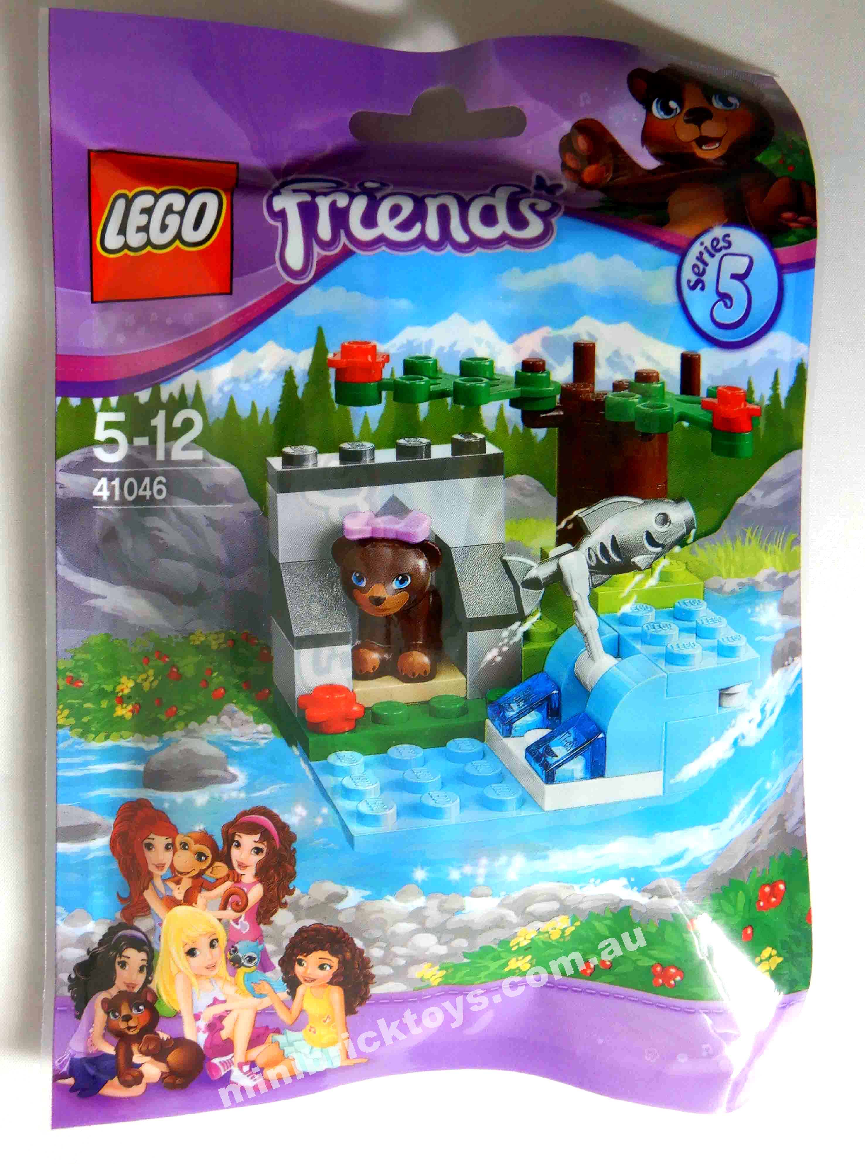 LEGO Friends 41044, 41045 & 41046 Series 5 Sets: Macaw, Orangutan, Bear