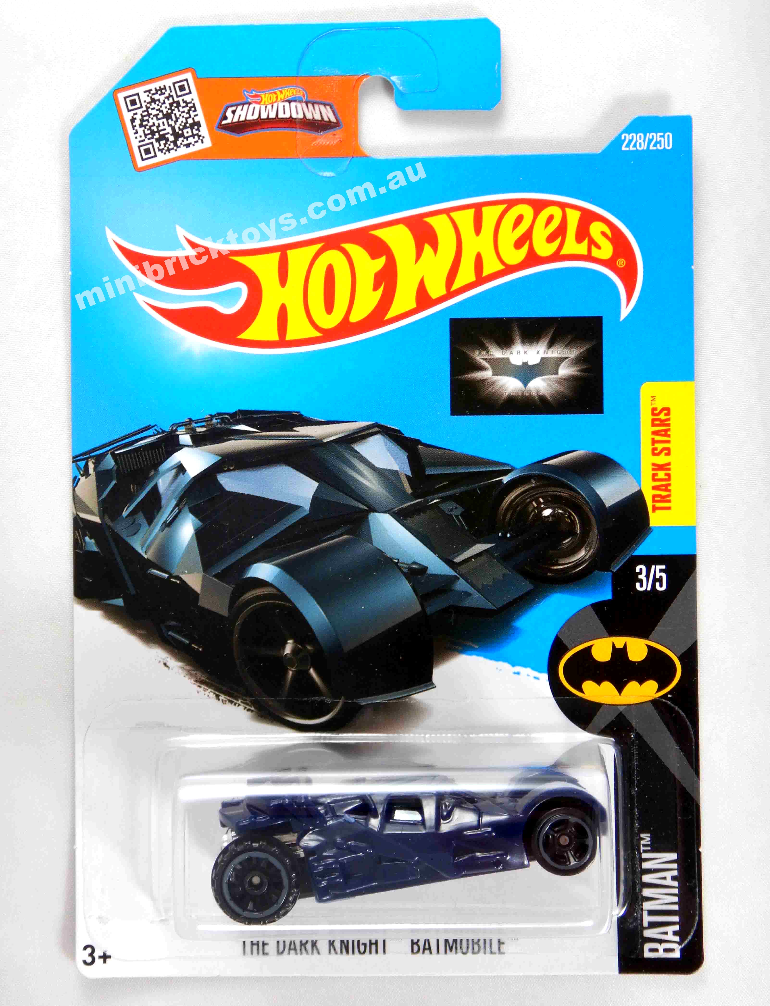 Hot Wheels Dark Knight Trilogy BATMOBILES: BAT-POD (Batman), THE BAT & TUMBLER