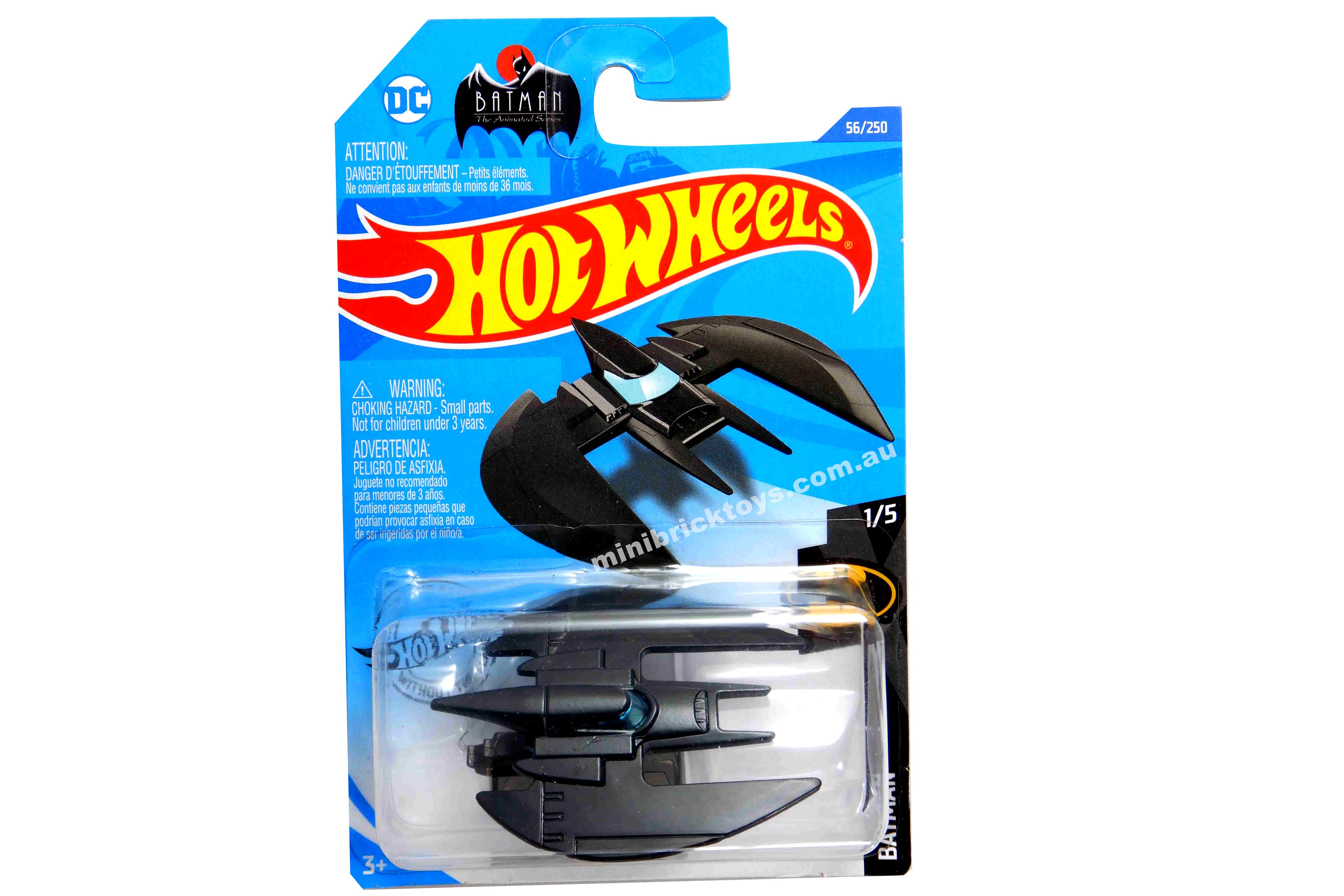 Hot Wheels Batman: The Animated Series BATMOBILE & BATPLANE 1/64