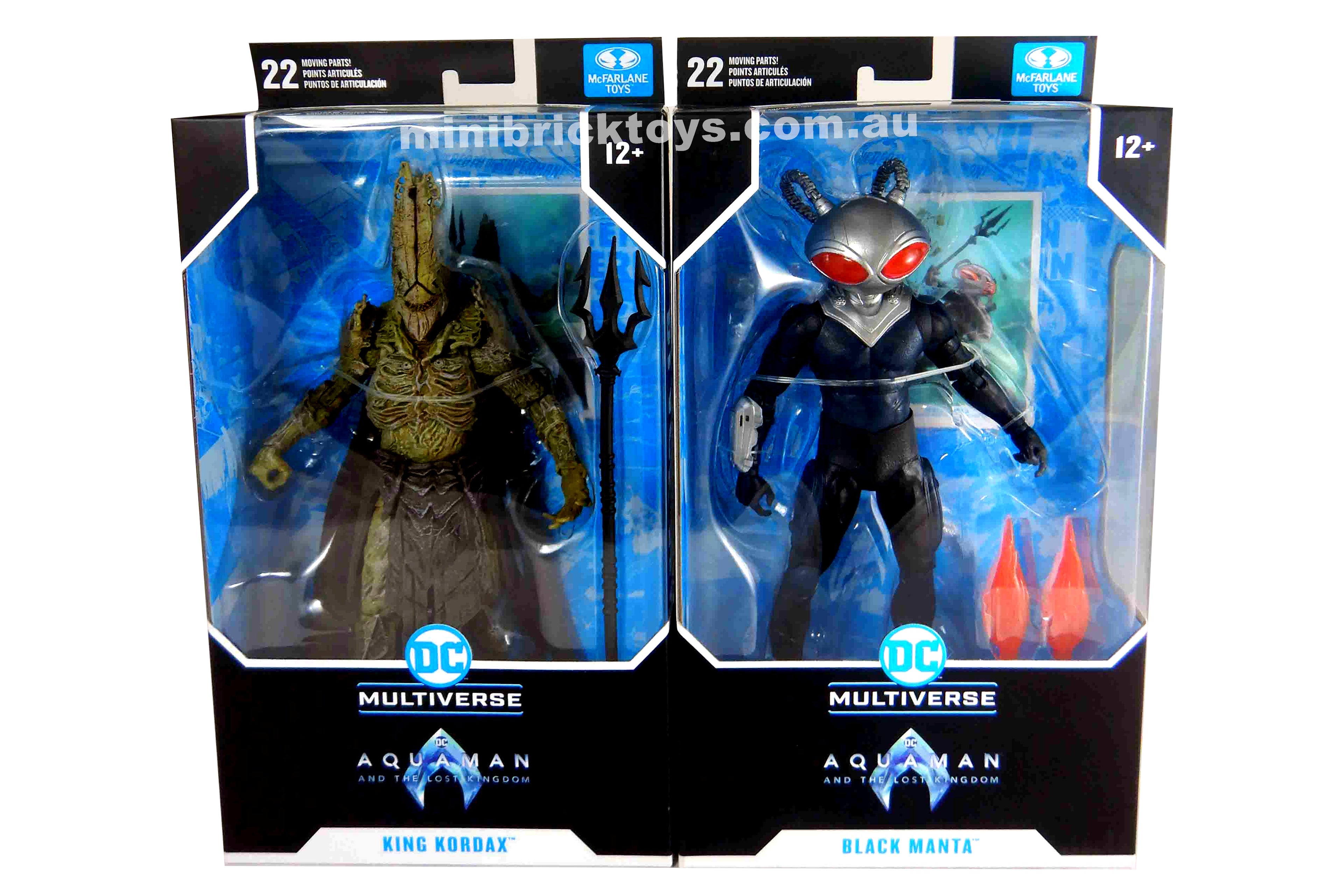McFarlane DC Multiverse BLACK MANTA & KING KORDAX Aquaman Movie