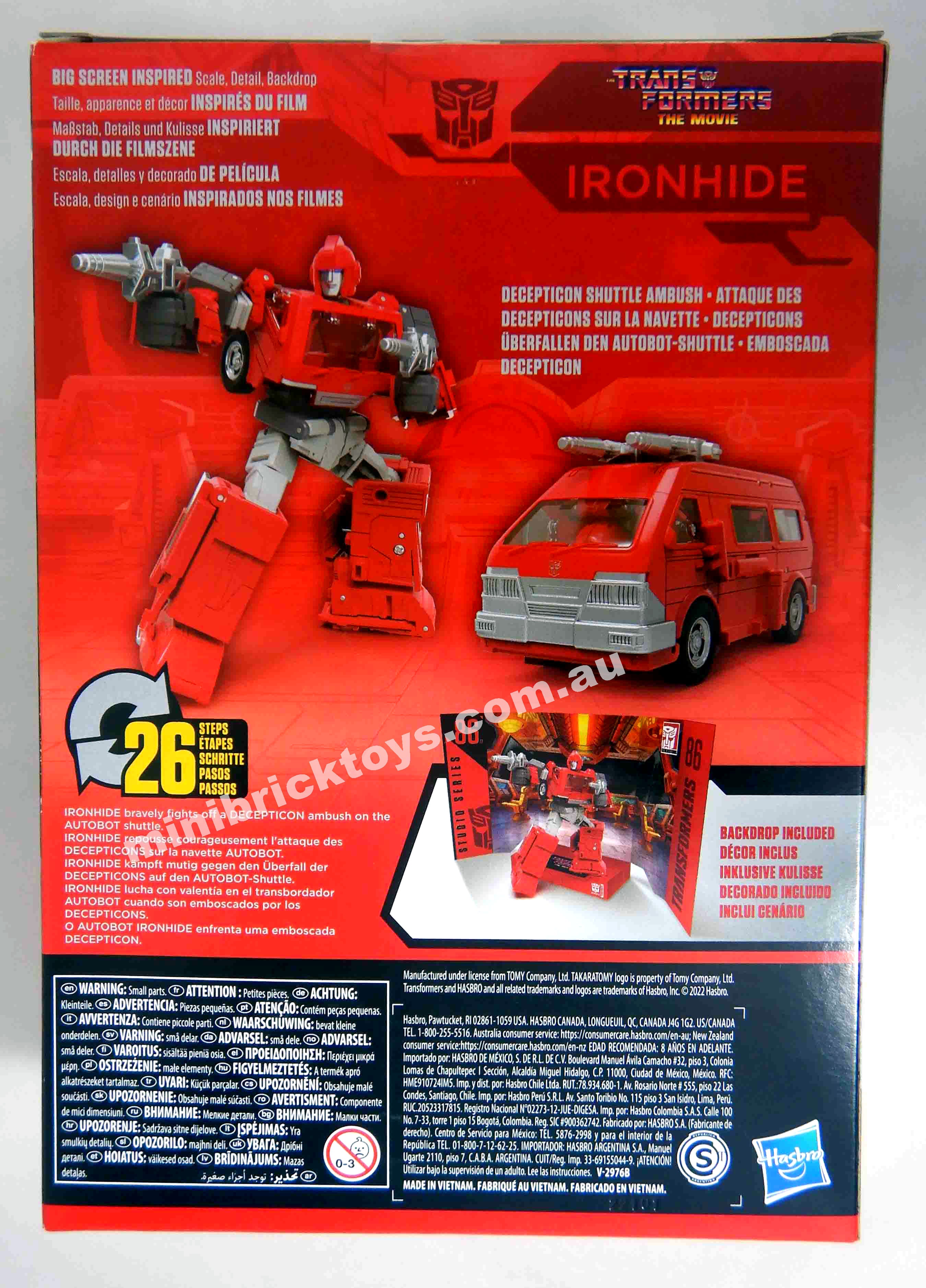 Transformers Studio Series 86 IRONHIDE Voyager Class #86-17