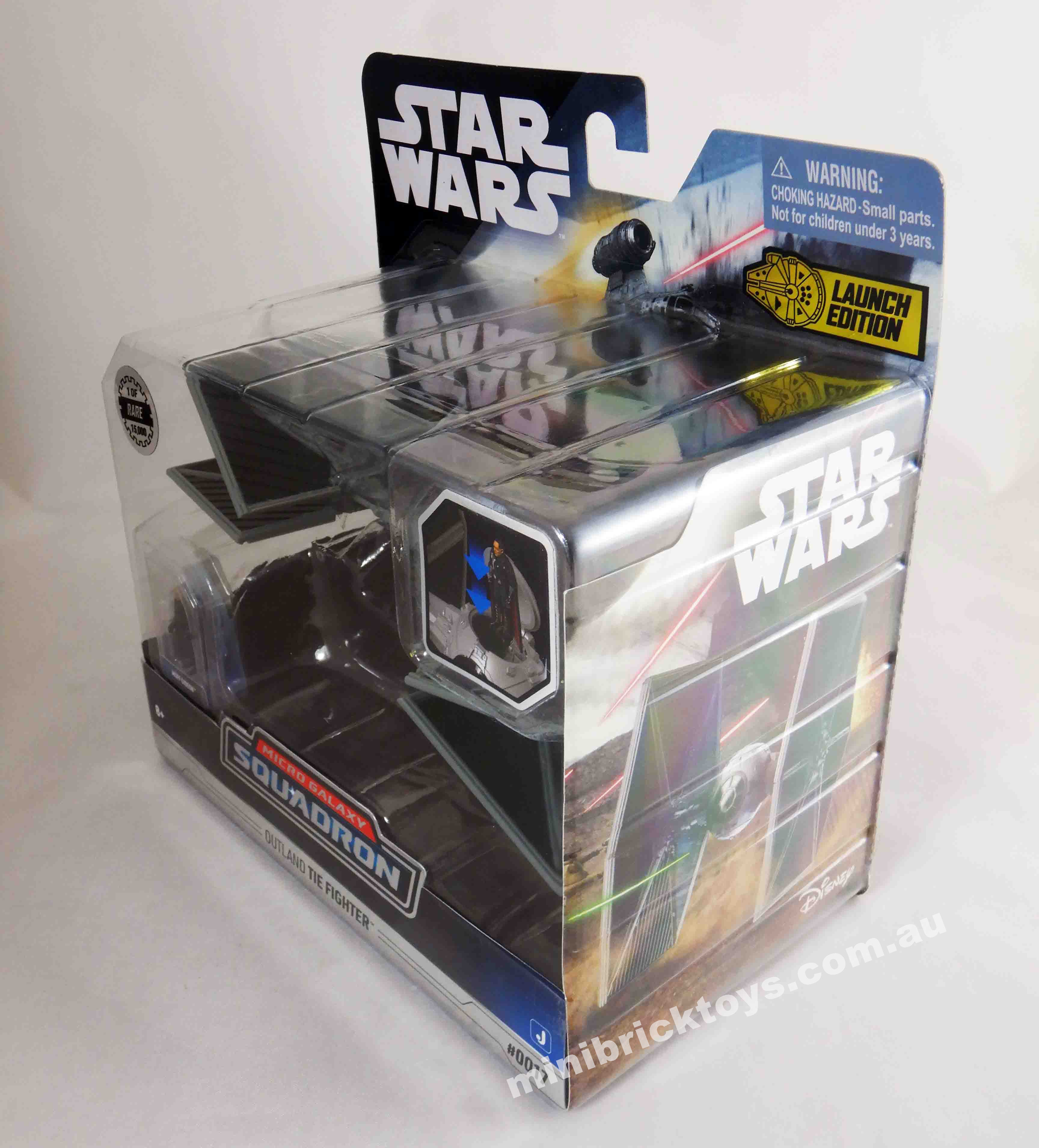Star Wars Micro Galaxy Squadron OUTLAND TIE FIGHTER with MOFF GIDEON