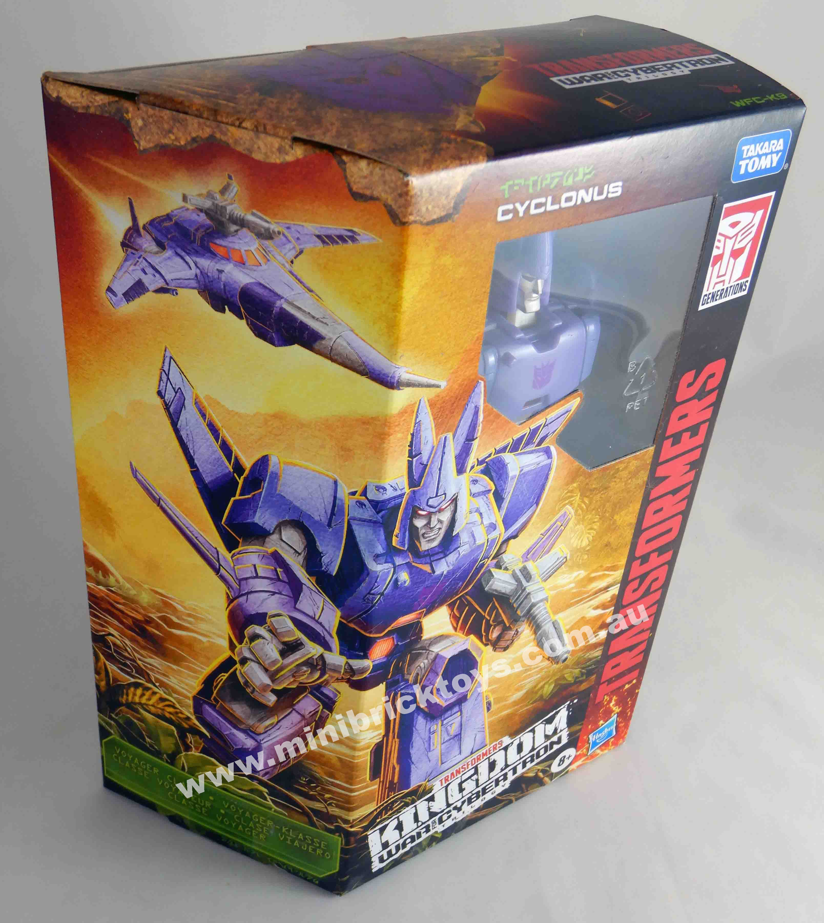 Transformers Kingdom CYCLONUS Voyager Class Figure WFC-K9