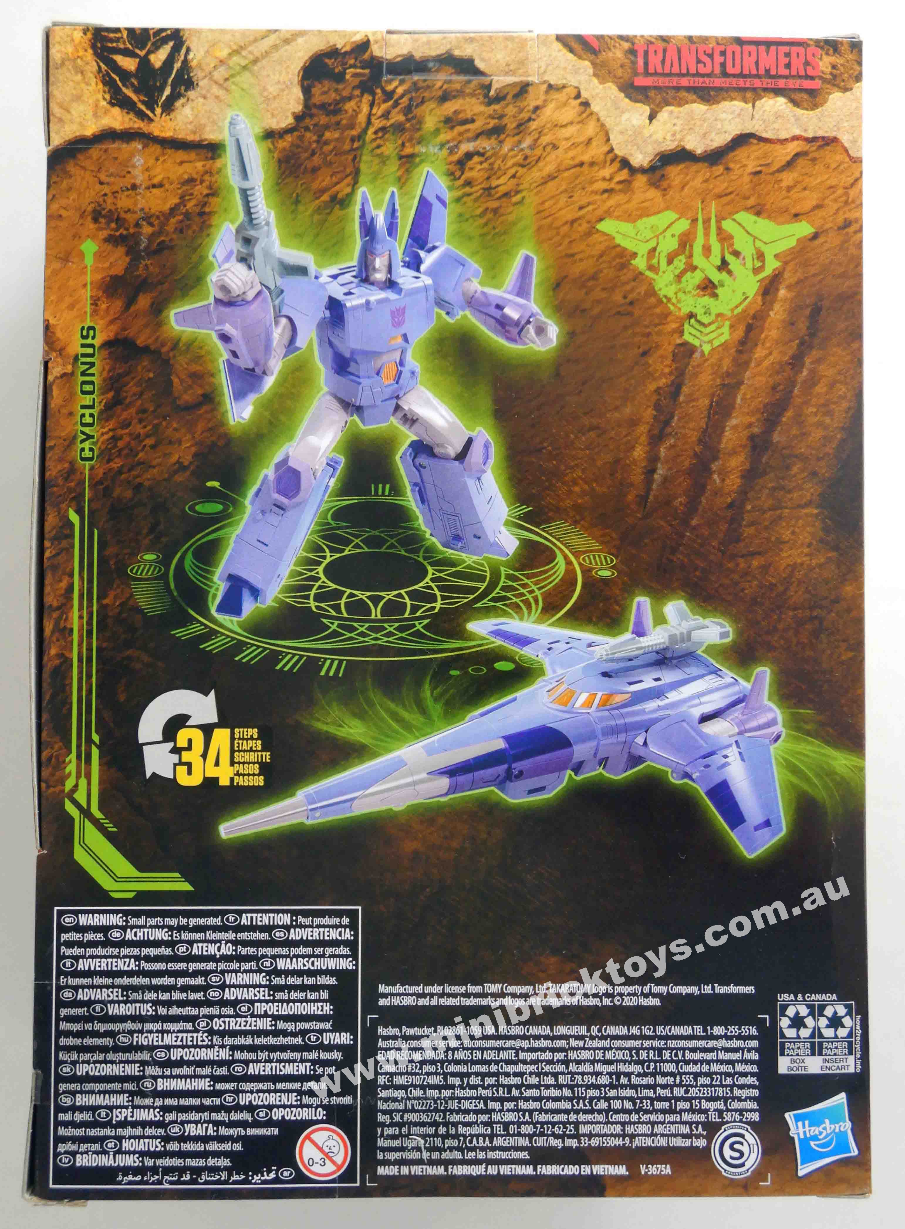 Transformers Kingdom CYCLONUS Voyager Class Figure WFC-K9