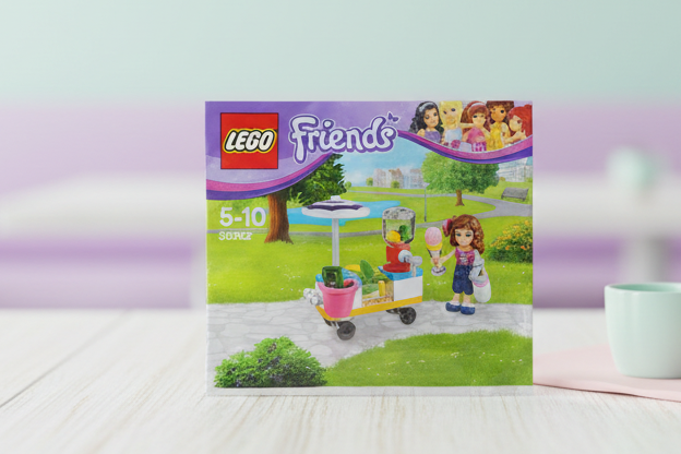 LEGO Friends Smoothie Stand Satchel in bright clean setting