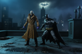 McFarlane DC Multiverse Batman & Hush on Gotham City rooftop