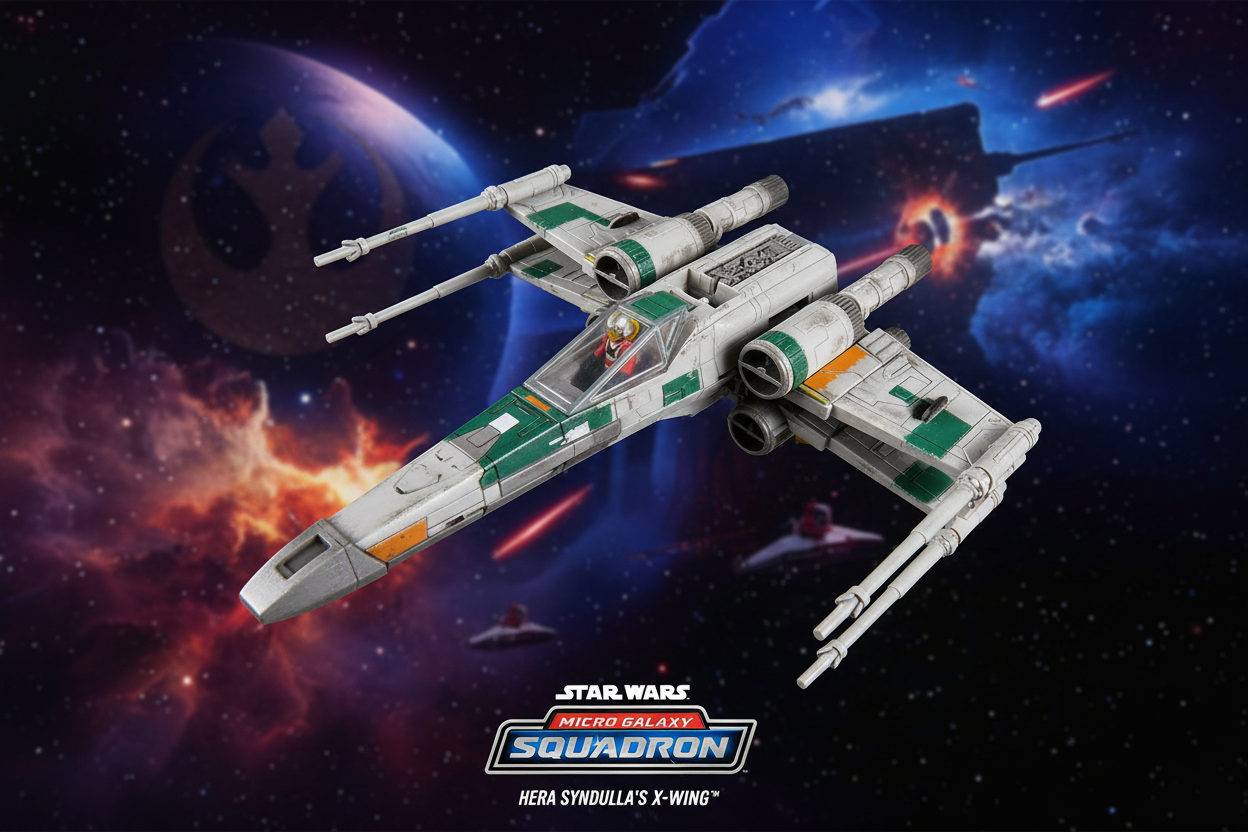Star Wars HERA SYNDULLA'S X-WING with artistic background
