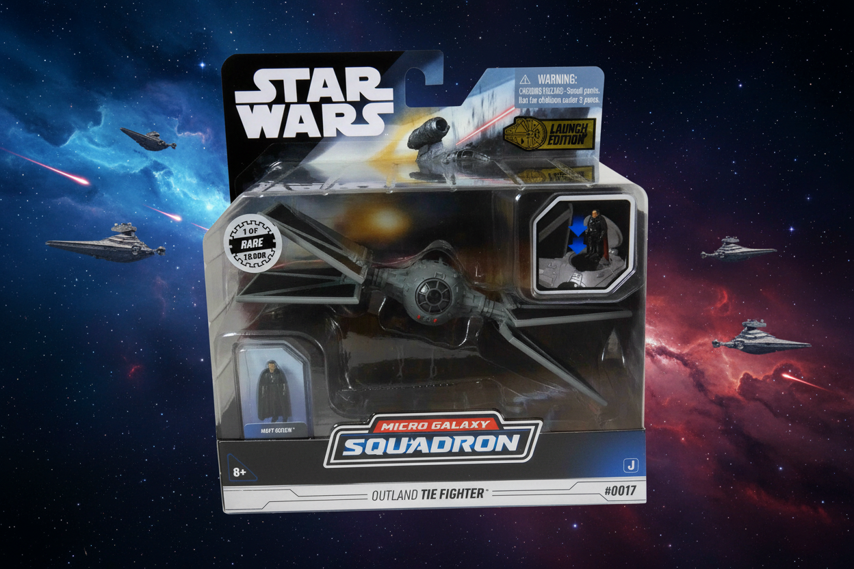 Star Wars OUTLAND TIE FIGHTER with artistic background