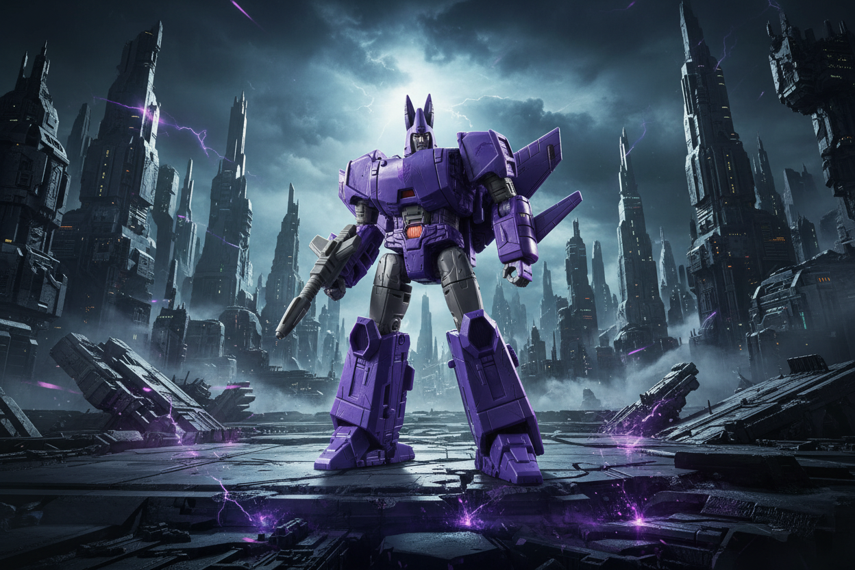 Transformers Kingdom CYCLONUS in dramatic Cybertron setting
